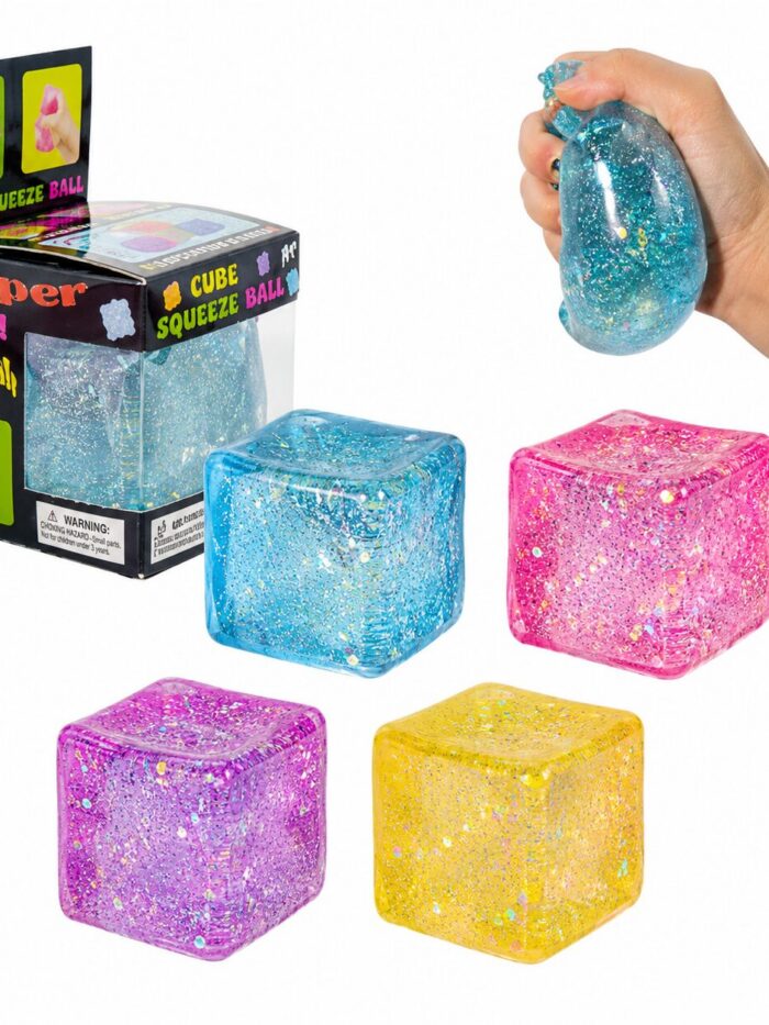 Würfel squishy fidget toy cube bunt