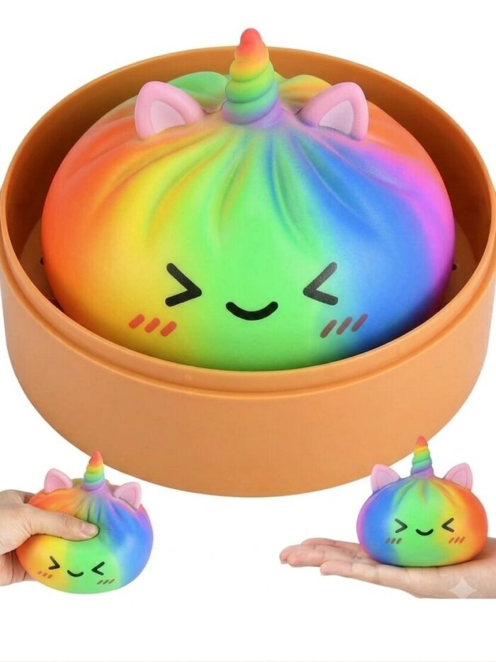 Rainbow squishy dumpling 1 Stück