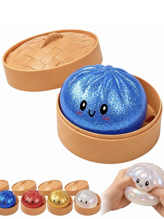Glitzer squishy dumpling 1 Stück