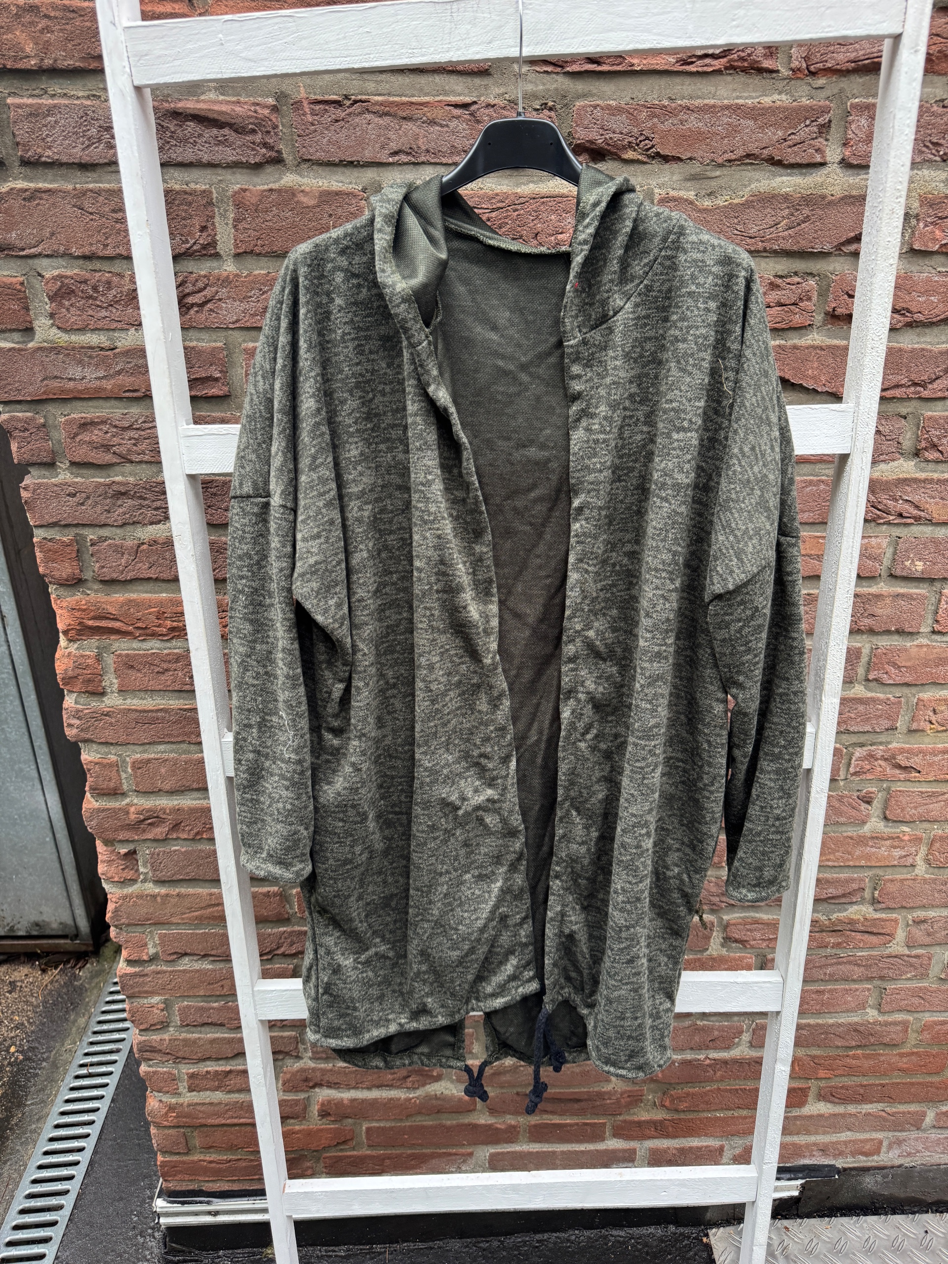 Damen cardigan Strickjacke skull khaki